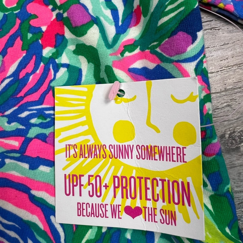 NWT $148 Lilly Pulitzer JOYCE DRESS XS INDIGO EXOTIC ESCAPADE UPF 50 Pockets - Picture 11 of 14